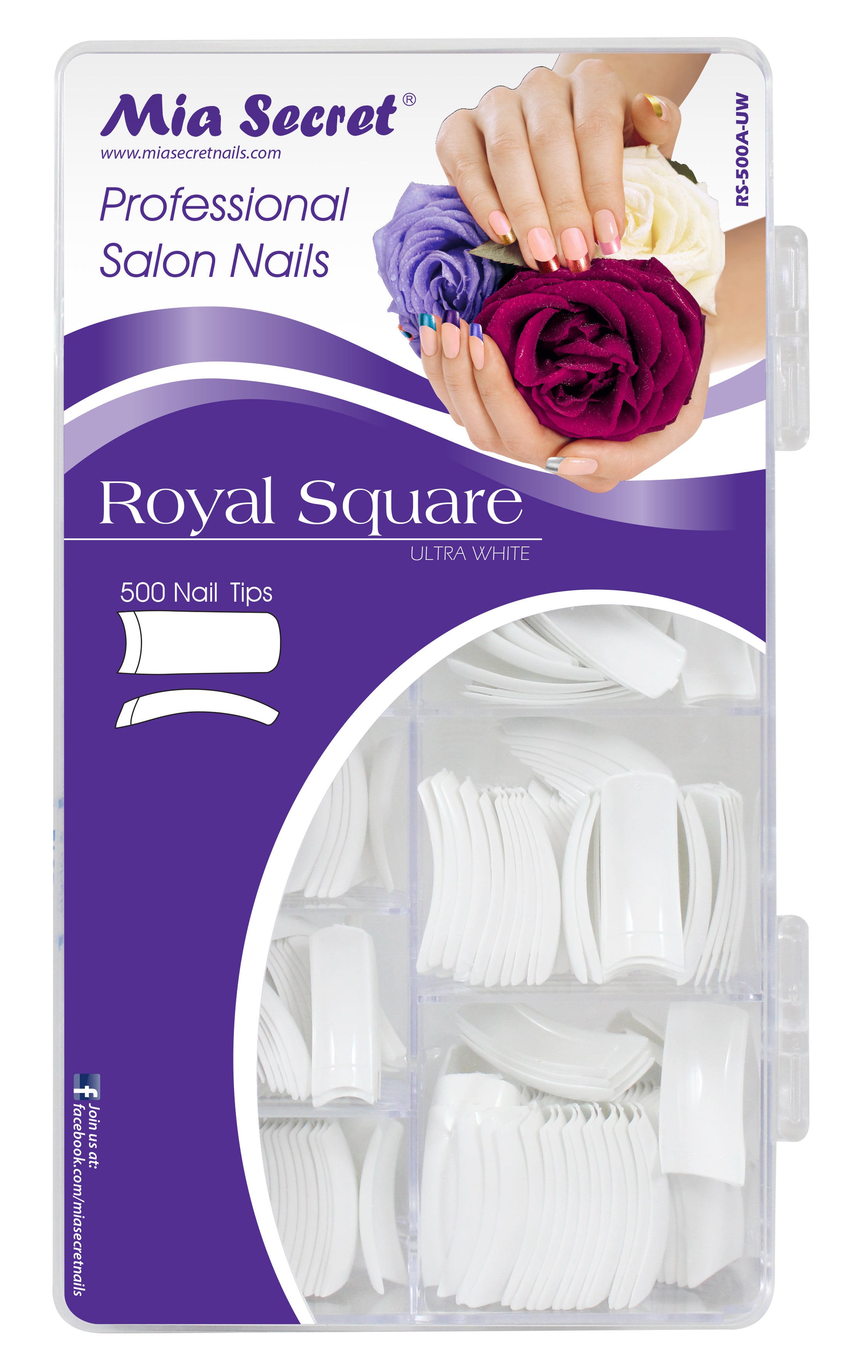 Royal Square Nail Tips (500 tips)
