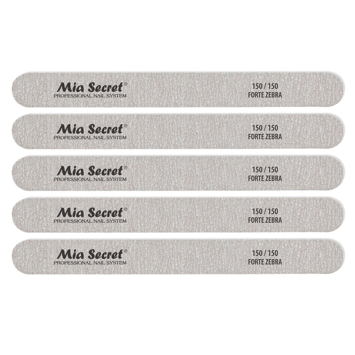 Forte Zebra Straight Nail File 150/150 Green Center