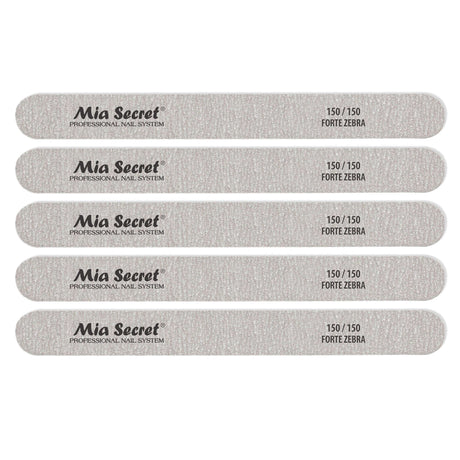 Forte Zebra Straight Nail File 150/150 Green Center