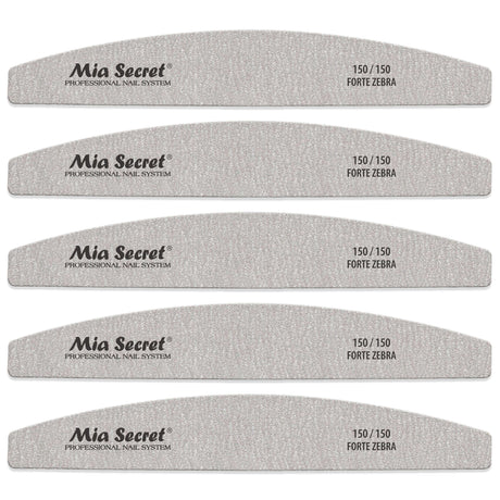 Forte Zebra Halfmoon Nail File 150/150 Green Center