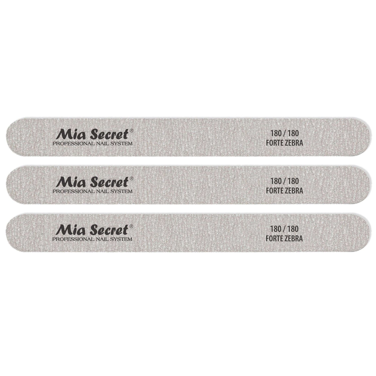 Forte Zebra Straight Nail File 180/180 Blue Center