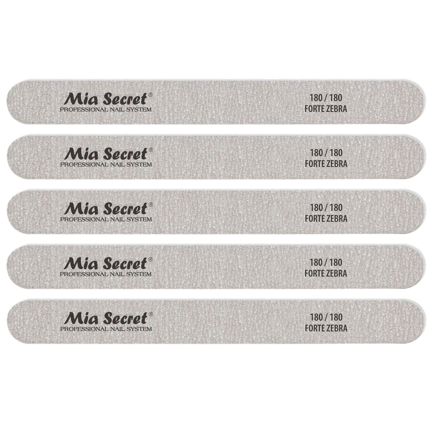 Forte Zebra Straight Nail File 180/180 Blue Center