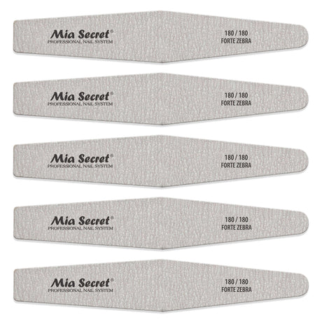 Forte Zebra Diamond Nail File 180/180 Blue Center