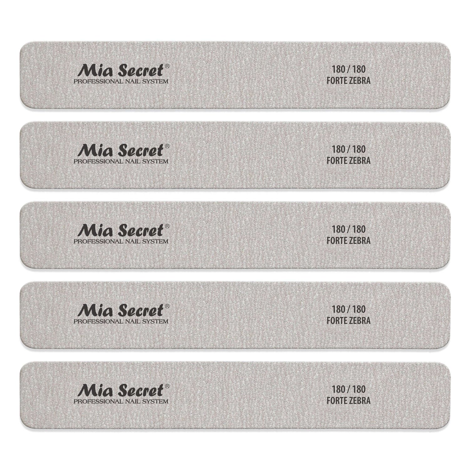 Forte Zebra Jumbo Nail File 180/180 Blue Center