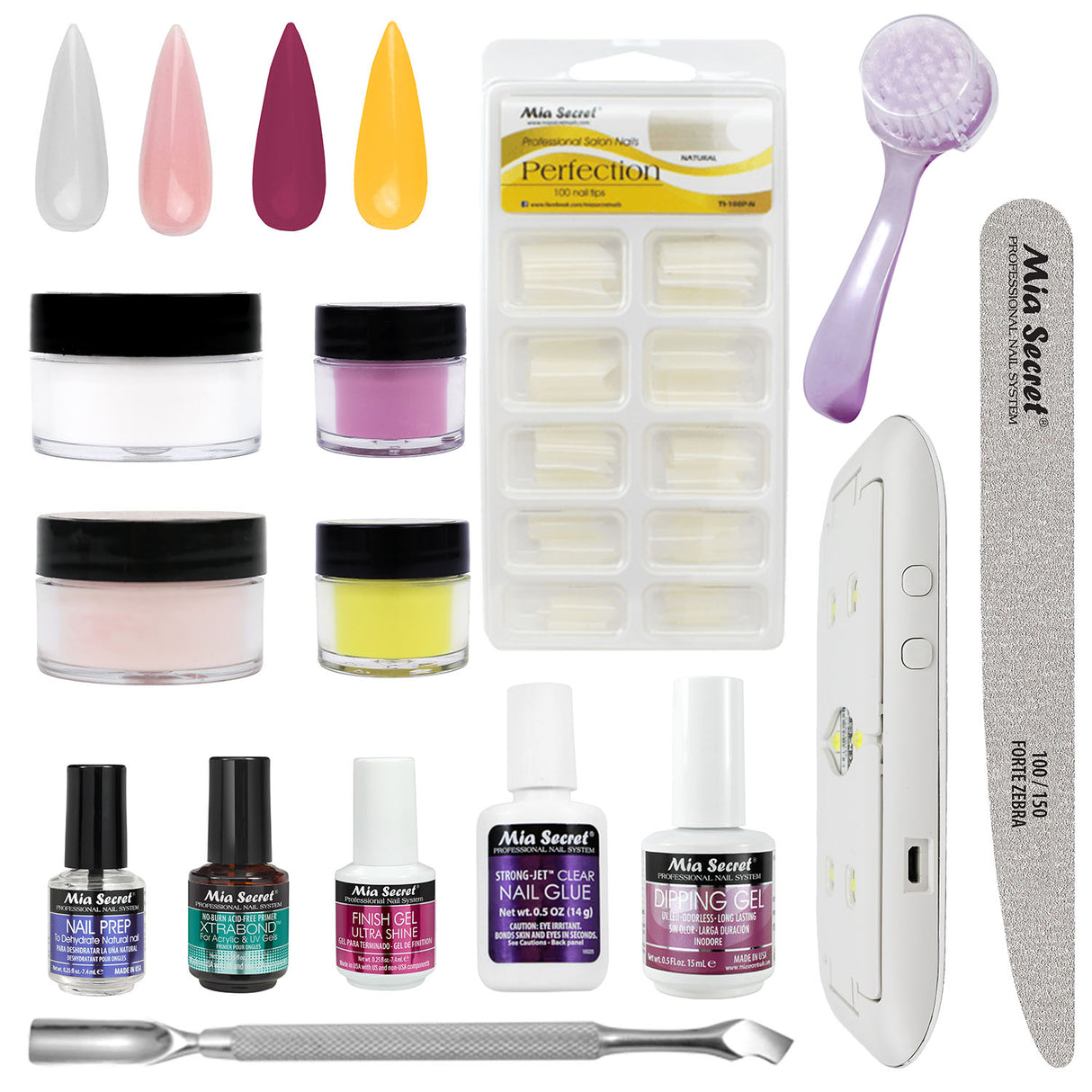 14 Pcs Dipping Powder Nail Kit