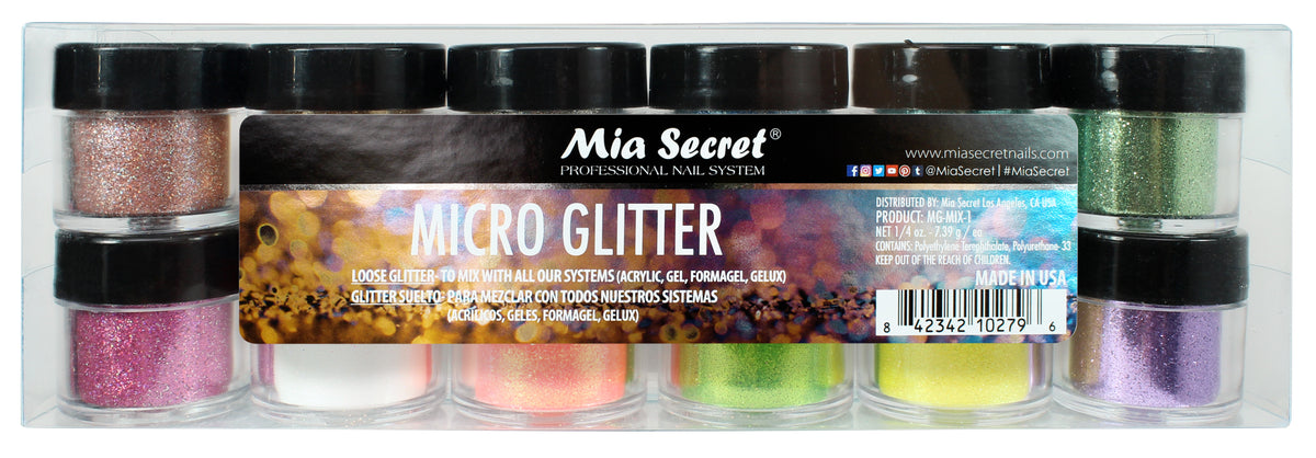 Glitter Acrylic Powder Collection (12PC) – Mia Secret Store