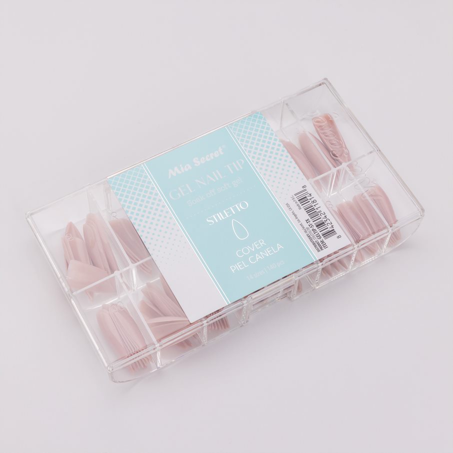 Soak off Soft Gel Nail Tip Cover Piel Canela