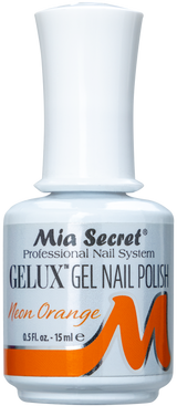 Gelux Gel Polish Neon Orange