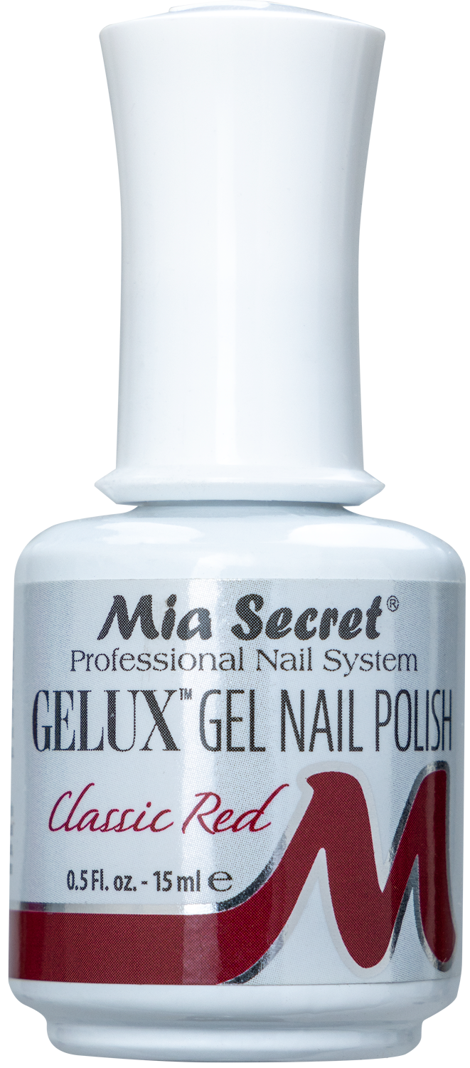 Gelux Gel Polish Classic Red