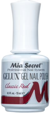 Gelux Gel Polish Classic Red