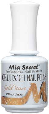 Gelux Gel Polish Gold Stars