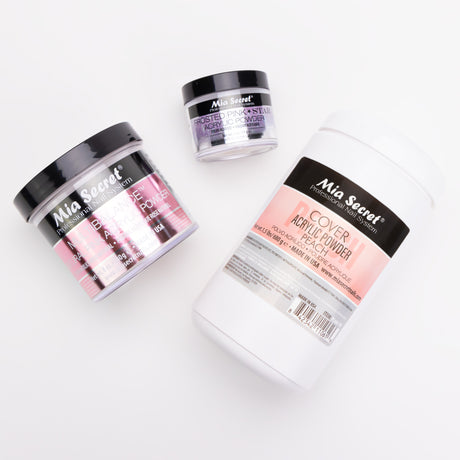 Mia Selects (Cover Peach 1.5 lbs, Frosted Pink STAR Powder 2oz., Multibalance Natural Pink 8 oz.)