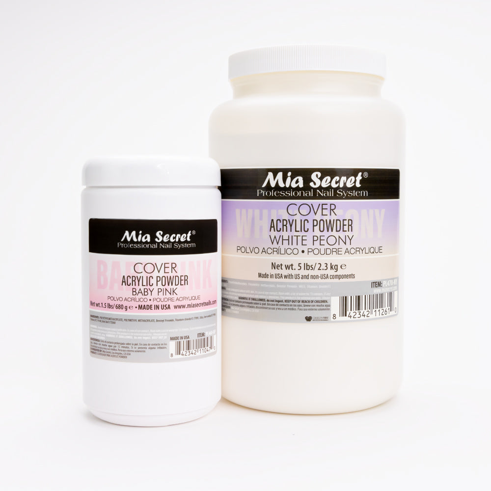 Mia Selects (Cover White Peony 5 lbs, Cover Baby Pink 1.5 lbs.)