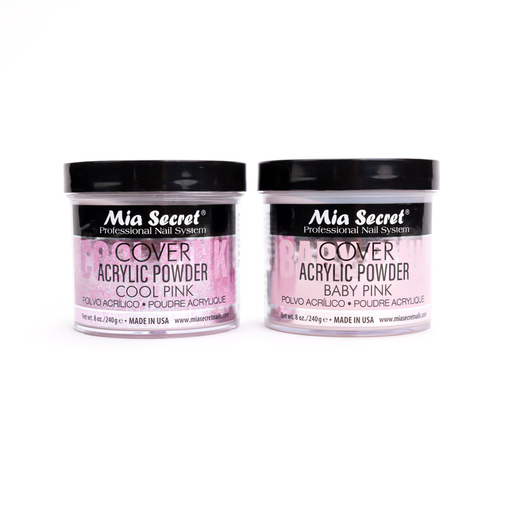 Mia Selects (Cover Baby Pink 8 oz., Cover Cool Pink 8 oz.)