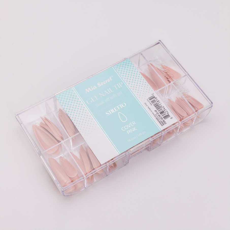 Soak off Soft Gel Nail Tip Cover Pink