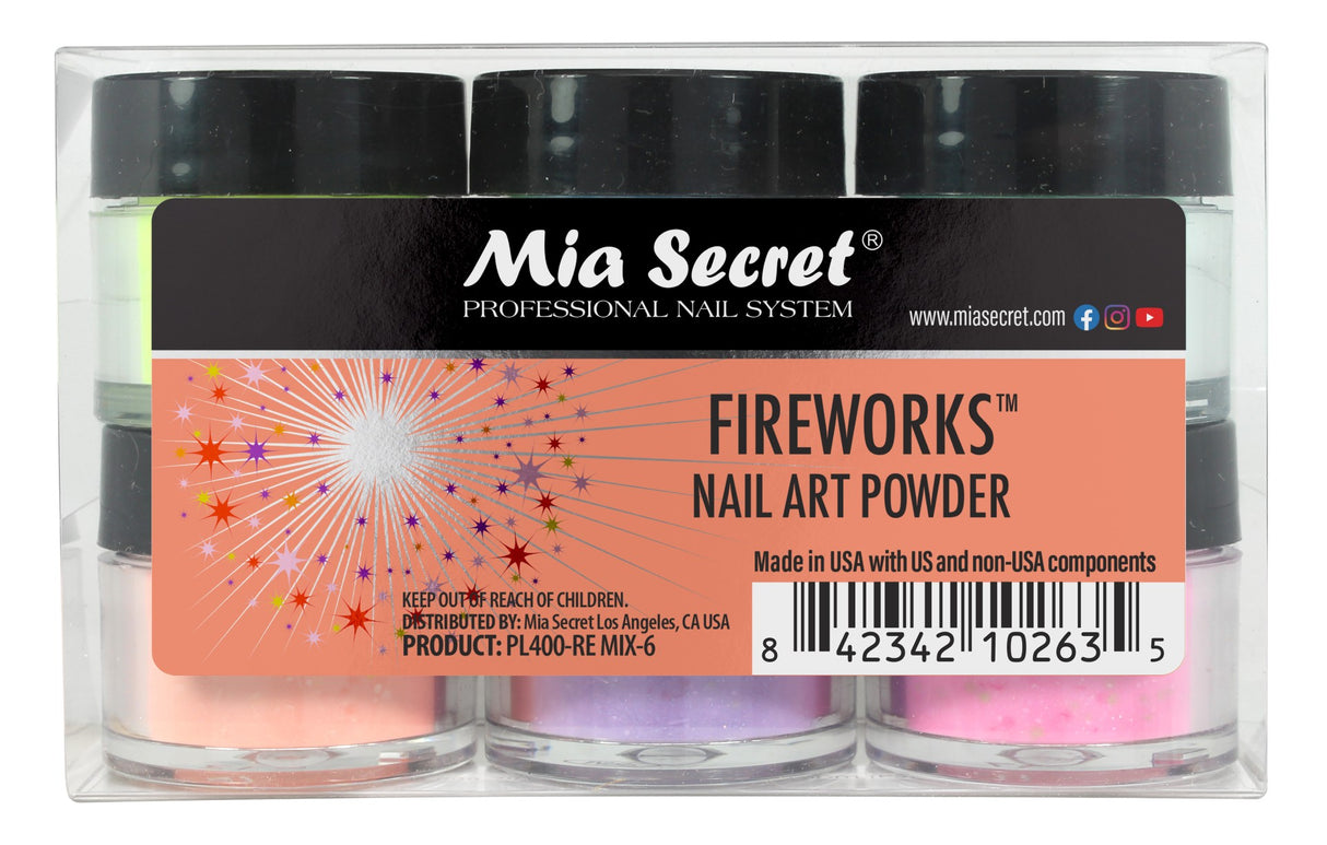 Firework Nail Art Powder Collection (6PC)