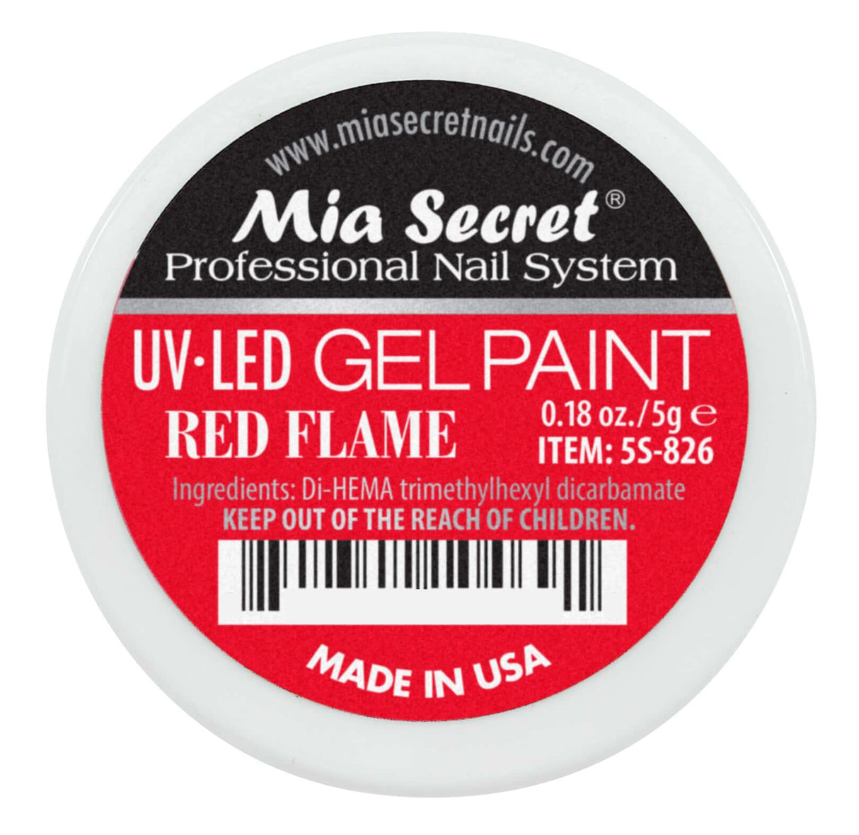 Gel Paint Red Flame