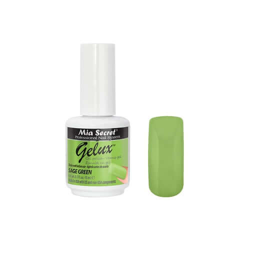 Gelux Gel Polish Sage Green