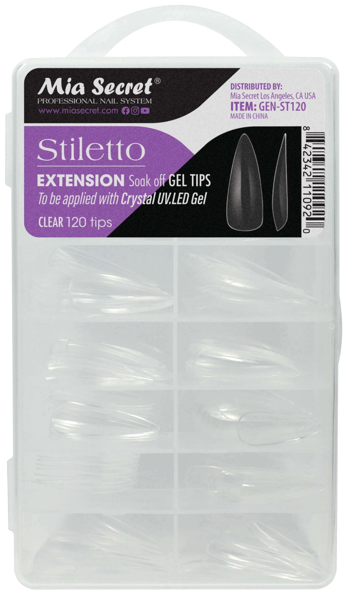 Extension Soak Off Gel Tips