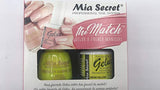 The Match (Gelux and French Manicure Combo) Neon Yellow