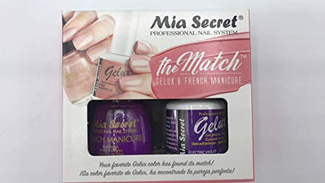 The Match (Gelux and French Manicure Combo) Purple