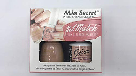 The Match (Gelux and French Manicure Combo) Soft Pink