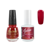 The Match (Gelux and French Manicure Combo) Red