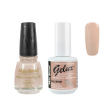 The Match (Gelux and French Manicure Combo) Pale Rose