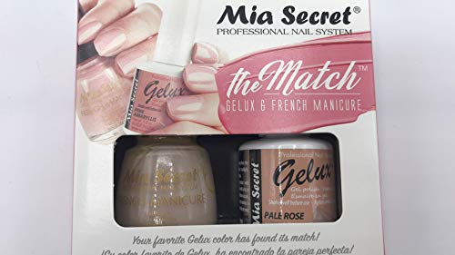 The Match (Gelux and French Manicure Combo) Pale Rose