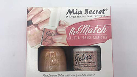 The Match (Gelux and French Manicure Combo) Ballerina