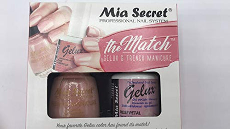 The Match (Gelux and French Manicure Combo) Rose Petal