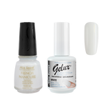 The Match (Gelux and French Manicure Combo) White