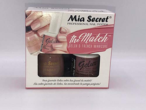 The Match (Gelux and French Manicure Combo) Piel Canela