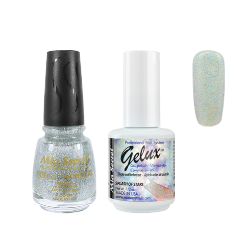 The Match (Gelux and French Manicure Combo) Splash of Stars