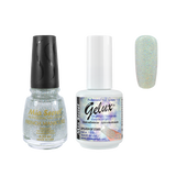 The Match (Gelux and French Manicure Combo) Splash of Stars