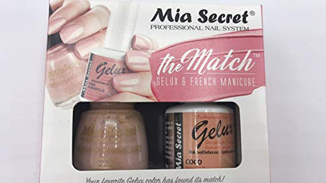 The Match (Gelux and French Manicure Combo) Coco