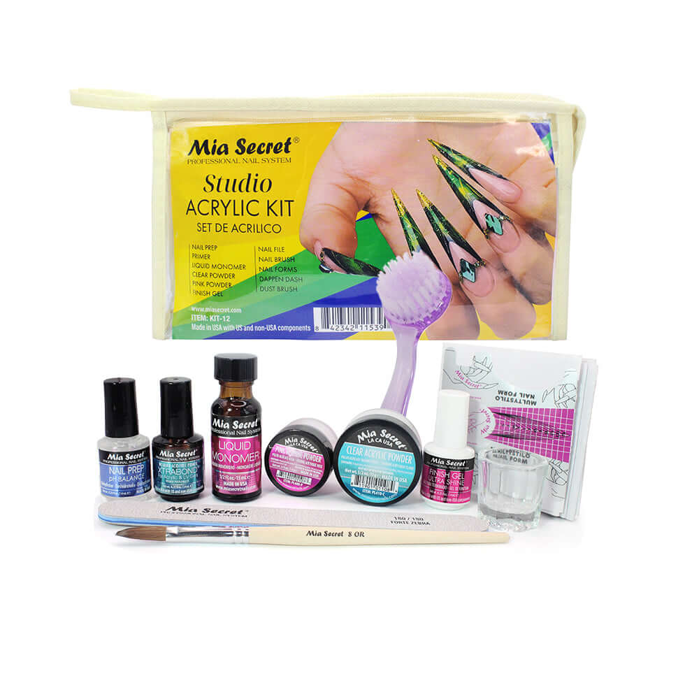 Mia Secret (kit-12) Studio Acrylic Nail Kit