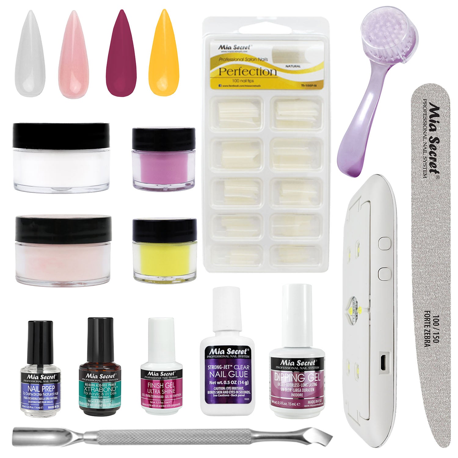 Beauty Secrets Dip Powder Brush Cleaner - dip powder nails, dip