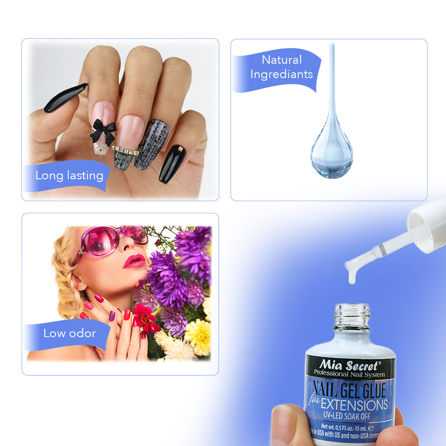 Mia Secret - #miasecret new Nail Gel Glue for Extensions,... | Facebook