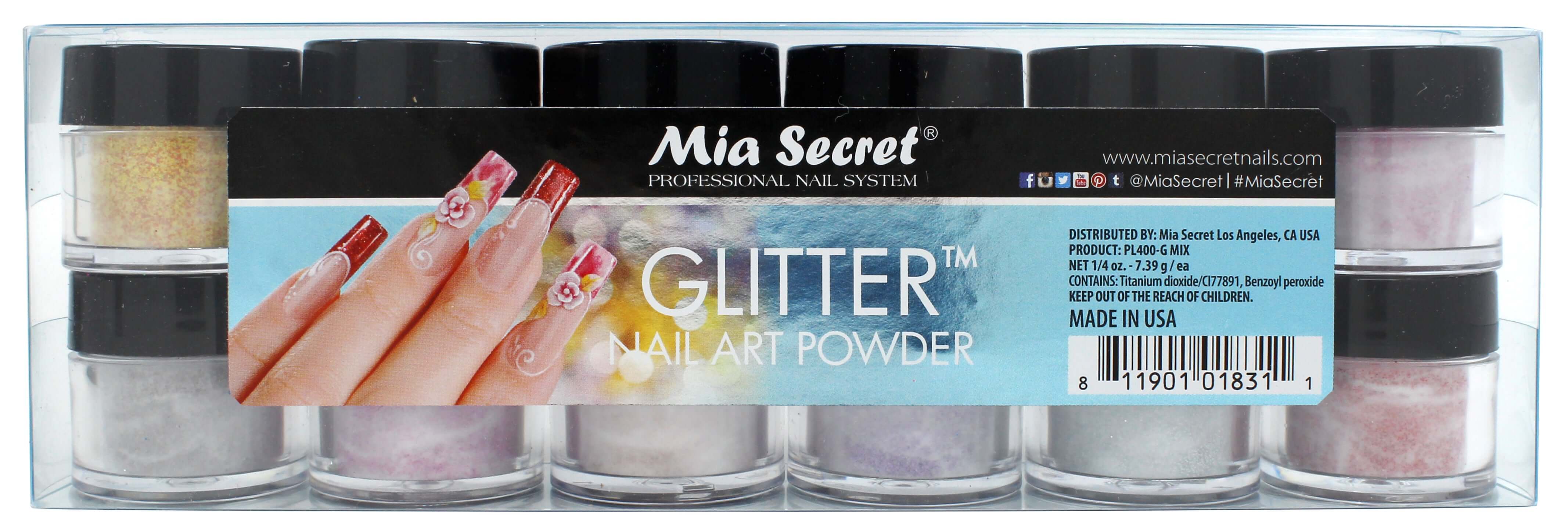 Glitter Acrylic Powder Collection (12PC)
