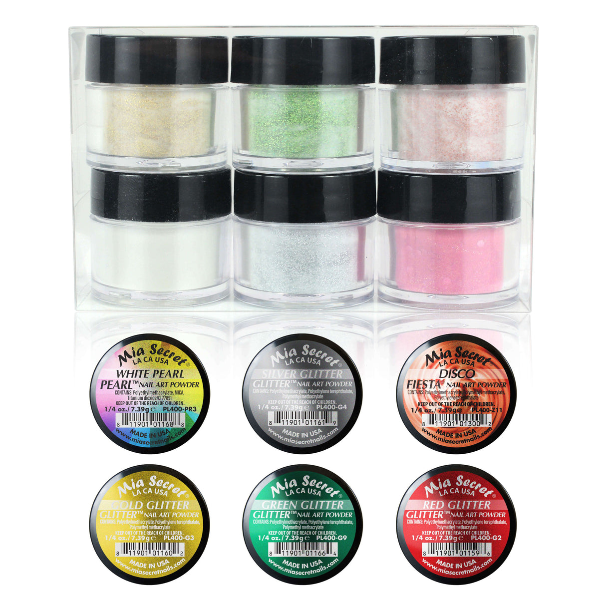 Merry Merry Christmas Colored Acrylic Powder Collection (Remix series)