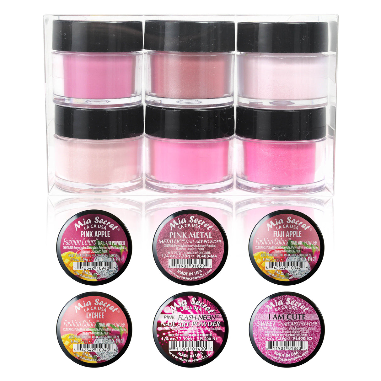 Baby Pink Colored Acrylic Powder Collection (Remix series)