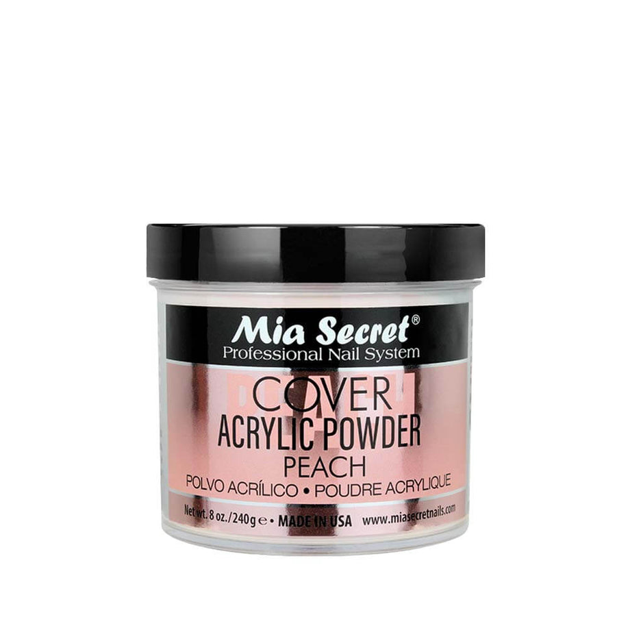 Cover Peach Glitter Acrylic Powder 1oz
