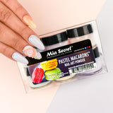 Pastel Macarons Nail Art Powder Collection (6PC)